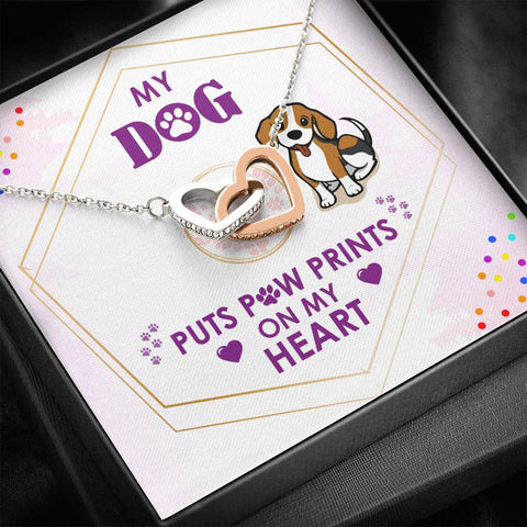 Intertwined Heart Necklace